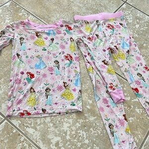 Disney Princess little sleepies pajamas 5/6